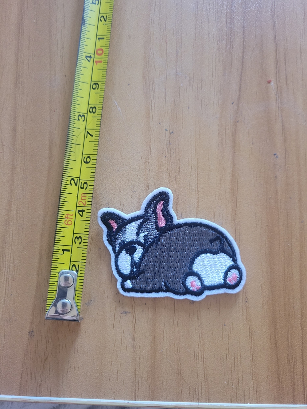 🎃BUY 2 GET 1 FREE🎃Embroidered French Bulldog Patch - Brown & White